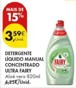 Pingo Doce detergente líquido manual concentrado ultra fairy promoção