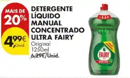 Pingo Doce detergente líquido manual concentrado ultra fairy promoção