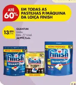 Pingo Doce Em todas as pastilhas p/máquina da loiça finish promoção