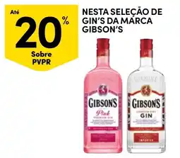 Continente Gibson's gin promoção