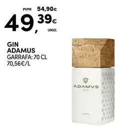 Continente gin adamus promoção