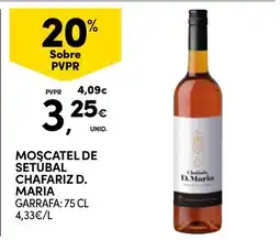 Continente Moçcatel de setúbal chafariz d. maria promoção