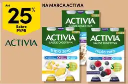 Continente activia saúde digestiva triplo zero promoção