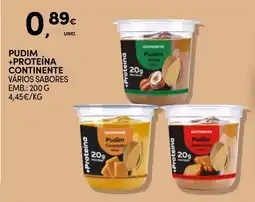 Continente Pudim +Proteína Continente promoção