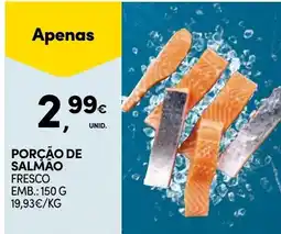 Continente Porção de salmao fresco promoção