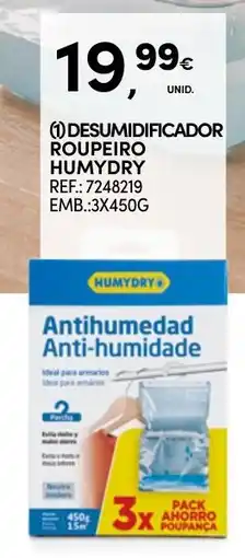 Continente Desumidificador roupeiro humydry promoção