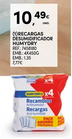 Continente Recargas desumidificador humydry promoção