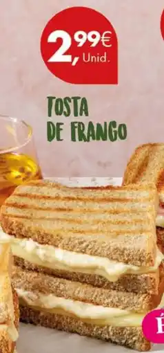 Pingo Doce Tosta de frango promoção