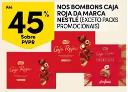 Continente bombons caja roja da marca nestle promoção