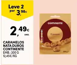 Continente Caramelos nata duros continente promoção