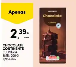 Continente Chocolate continente culinária promoção