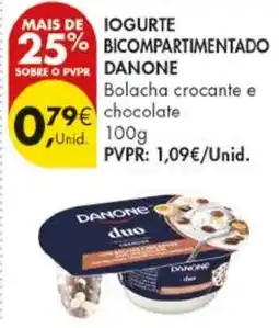 Pingo Doce Iogurte bicompartmentado danone promoção
