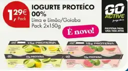 Pingo Doce Iogurte proteico go active promoção