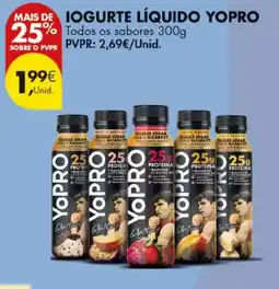 Pingo Doce Iogurte líquido yopro promoção