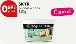 Pingo Doce Skyr ananás e coco promoção
