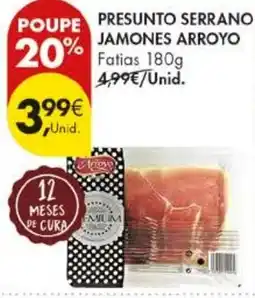 Pingo Doce Presunto serrano jamones arroyo promoção