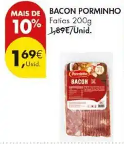 Pingo Doce Bacon porminho promoção