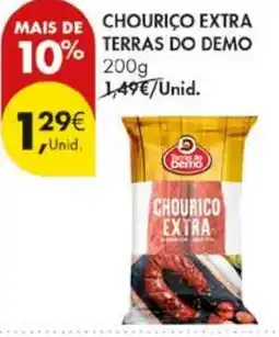 Pingo Doce Chouriço extra terras do demo promoção