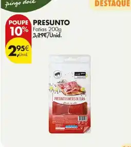 Pingo Doce Presunto pingo doce promoção