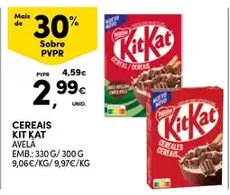 Continente Cereais Kit Kat Avela promoção