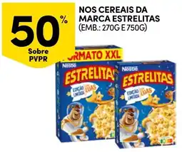 Continente Cereais da marca estrelitas promoção