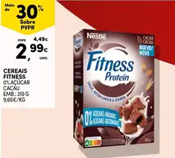 Continente Cereais fitness promoção
