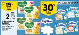 Continente puré de fruta bledina promoção