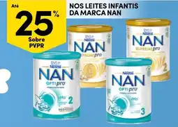 Continente Nos leites infantis da marca nan promoção