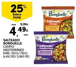 Continente Salteado bonduelle campo/mediterrâneo promoção