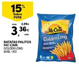 Continente batatas palitos mc cain golden long promoção