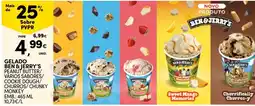 Continente gelado ben & jerry's peanut butter/ vários sabores/ cookie dough/ churros/ chunky monkey promoção