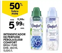 Continente Intensificador de perfume pérola elixir comfort brisa/pure promoção