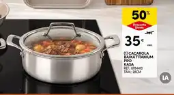 Continente Caçarola baixa titanium pro kasa promoção