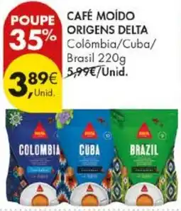 Pingo Doce Café moído origens delta promoção