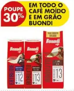 Pingo Doce Café moído e em grão Buondi promoção