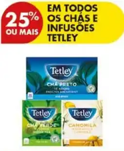Pingo Doce Em todos os chas e infusões tetley promoção