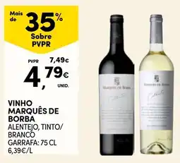 Continente vinho marquês de borba promoção