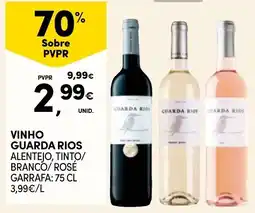 Continente Vinho guarda rios alentejo, tinto/branco/rosé promoção
