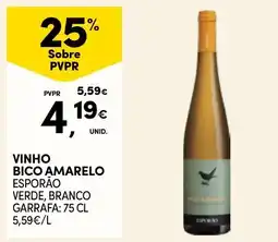 Continente vinho bico amarelo promoção