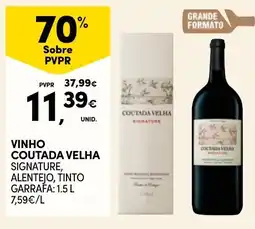 Continente Vinho coutada velha signature alentejo, tinto promoção