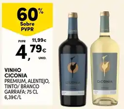Continente vinho ciconia premium promoção