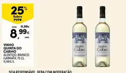 Continente Vinho quinta do carmo alentejo, branco promoção