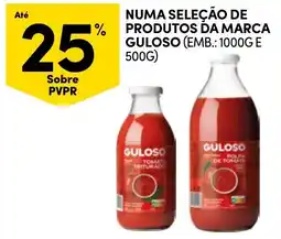 Continente Polpa de tomate guloso promoção