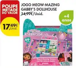 Pingo Doce jogo meow-mazing gabby's dollhouse promoção