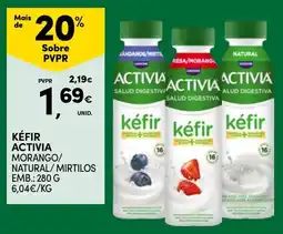 Continente Kéfir activia promoção
