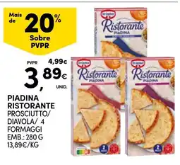 Continente Piadina ristorante promoção