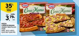 Continente Pizza casa di mama hawaii/bbq pulled pork promoção
