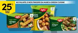 Continente No falafel e nos fingers da marca green cuisine promoção