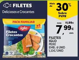 Continente Filetes iglo promoção