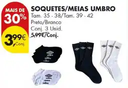 Pingo Doce soquetes/meias umbro promoção